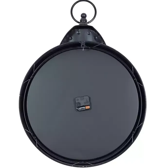 Online Kirklands Home Black Vintage Pocket Watch Wall Clock