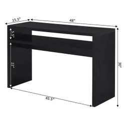 Sale Kirklands Home Wakefield Tiered Console Table Black