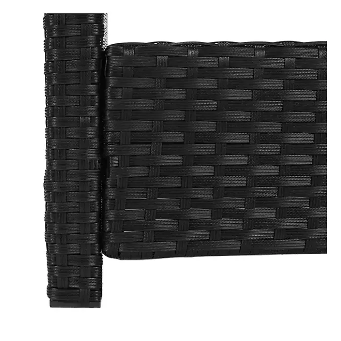 Discount Kirklands Home Black Wicker 4-pc. Deluxe Outdoor Living Set