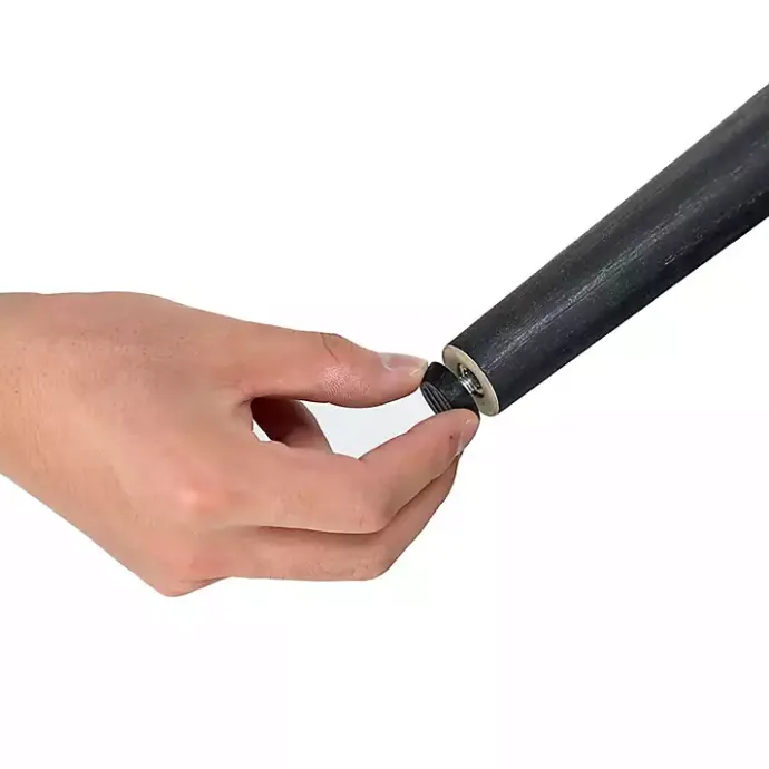 Best Kirklands Home Black Wood and Cane Arched Sideboard Cabinet