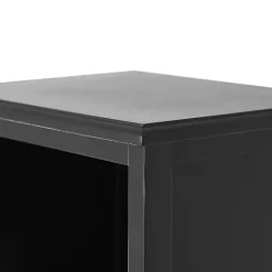 Sale Kirklands Home Wood and Rattan 3-Tier Bookcase Black