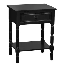 Outlet Kirklands Home Wood Barrett Accent Table Black