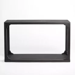 New Kirklands Home Wood Basni Console Table Black