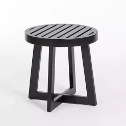 Hot Kirklands Home Black Wood Cushioned Rocker 3-pc. Conversation Set