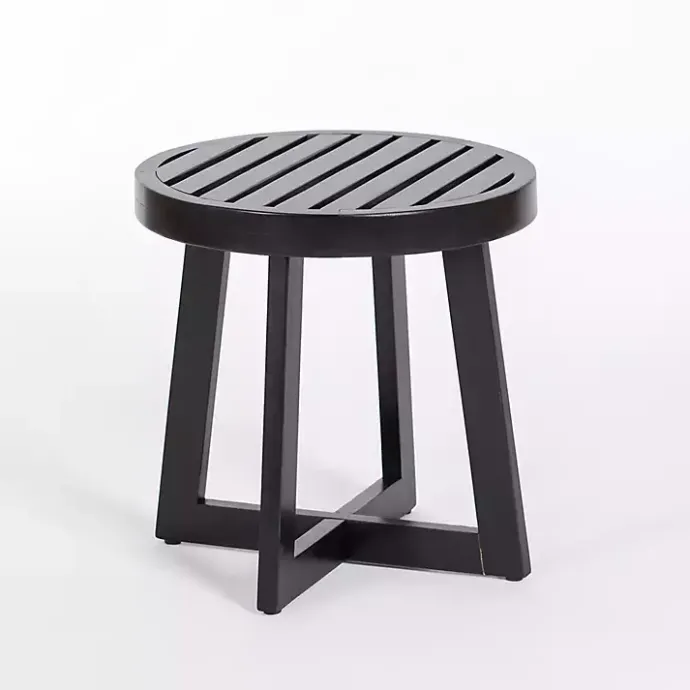 Hot Kirklands Home Black Wood Cushioned Rocker 3-pc. Conversation Set