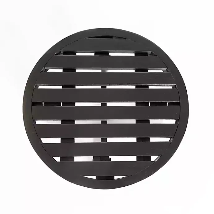 Hot Kirklands Home Black Wood Cushioned Rocker 3-pc. Conversation Set