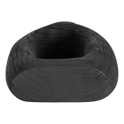 Outlet Kirklands Home Wood Cut-Out Vase, 14 in. Black