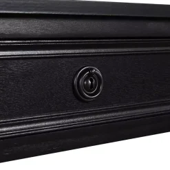 Best Kirklands Home Wood 2-Drawer Barrett Console Table Black