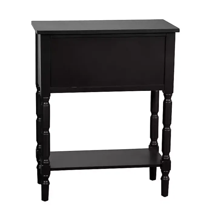 Best Kirklands Home Wood 4-Drawer Barrett Console Table Black
