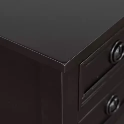 Best Kirklands Home Wood 4-Drawer Barrett Console Table Black