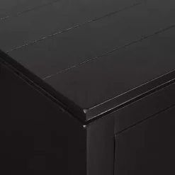 Clearance Kirklands Home Wood 2-Drawer Layla Console Table Black