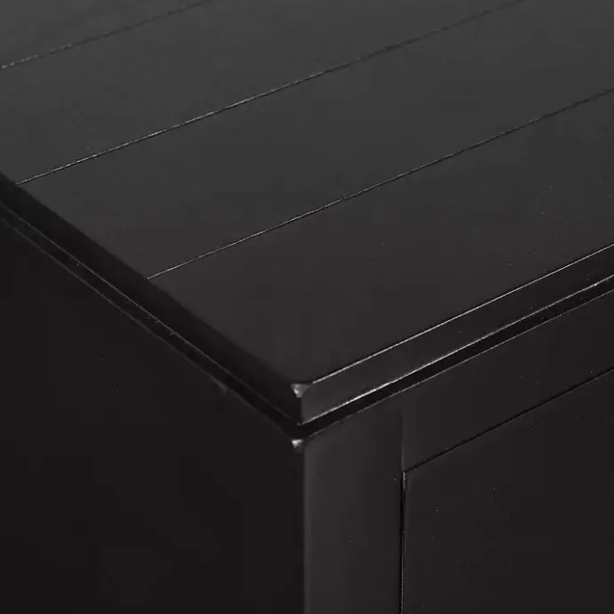 Clearance Kirklands Home Wood 2-Drawer Layla Console Table Black