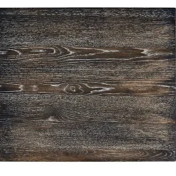 Online Kirklands Home Black Wood Linen 3-pc. USB Island and Stool Set