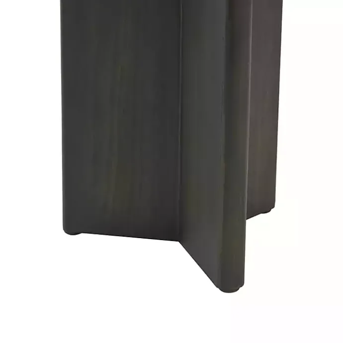 Best Kirklands Home Wood Modern Accent Tables, Set of 2 Black