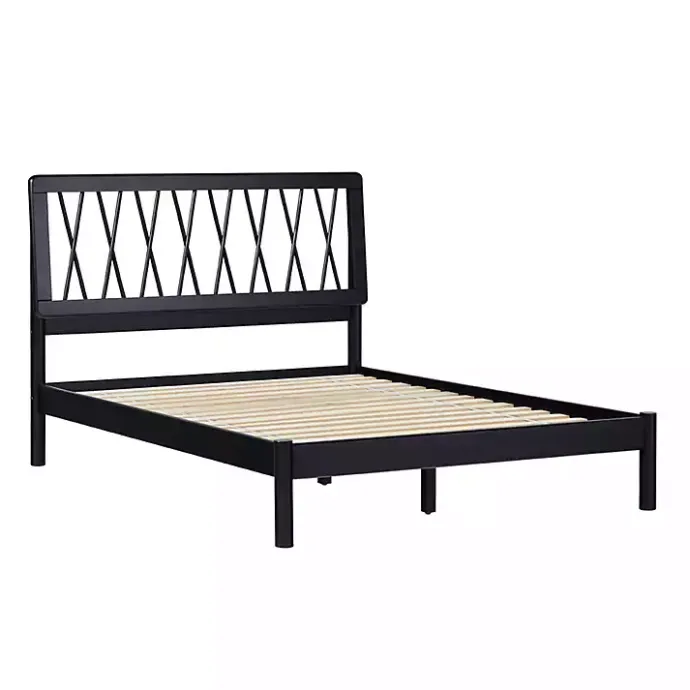 Clearance Kirklands Home Wood Spindle Headboard Full Bed Black