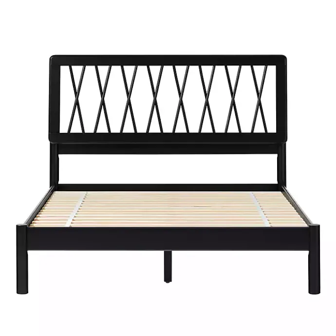 Clearance Kirklands Home Wood Spindle Headboard Full Bed Black