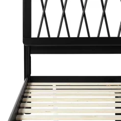 Clearance Kirklands Home Wood Spindle Headboard Full Bed Black