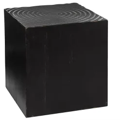 New Kirklands Home Wood Square Accent Table Black
