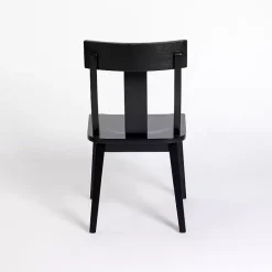New Kirklands Home Wood T-Back Dining Chair Black