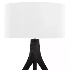 Best Kirklands Home Wood Wishbone Floor Lamp Black