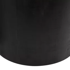 Discount Kirklands Home Black Wood Wrapped Rope Accent Tables, Set of 2 Brown