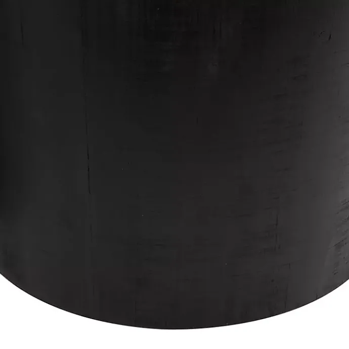 Discount Kirklands Home Black Wood Wrapped Rope Accent Tables, Set of 2 Brown