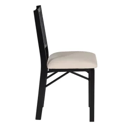 Discount Kirklands Home Black Woven Cane Foldable Dining Chair