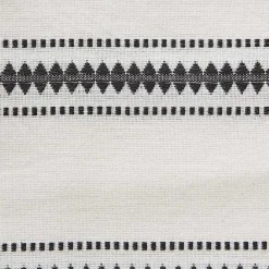 Sale Kirklands Home Zig Zag Dobby Stripe Table Runner, 72 in. Black