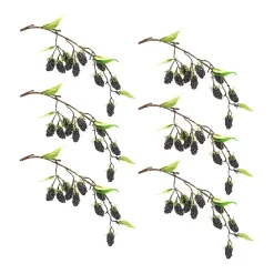 Best Kirklands Home Blackberry Vine Sprays, Set of 6