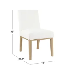 Best Kirklands Home Blair Stain Proof Dining Chair White