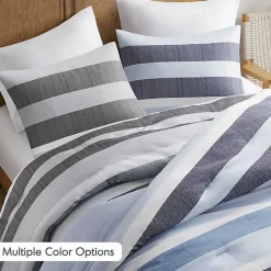 Hot Kirklands Home Blake Blue Stripe 3-pc. Full/Queen Comforter Set