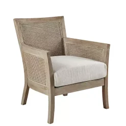 Kirklands Home Blake Cane Back Accent Chair Tan