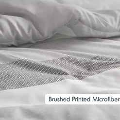 Kirklands Home Blake Gray Stripe 3-pc. Full/Queen Comforter Set