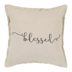 Discount Kirklands Home Blessed Pillow Tan