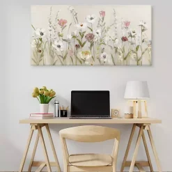 Sale Kirklands Home Blooming Around Canvas Art Print Tan