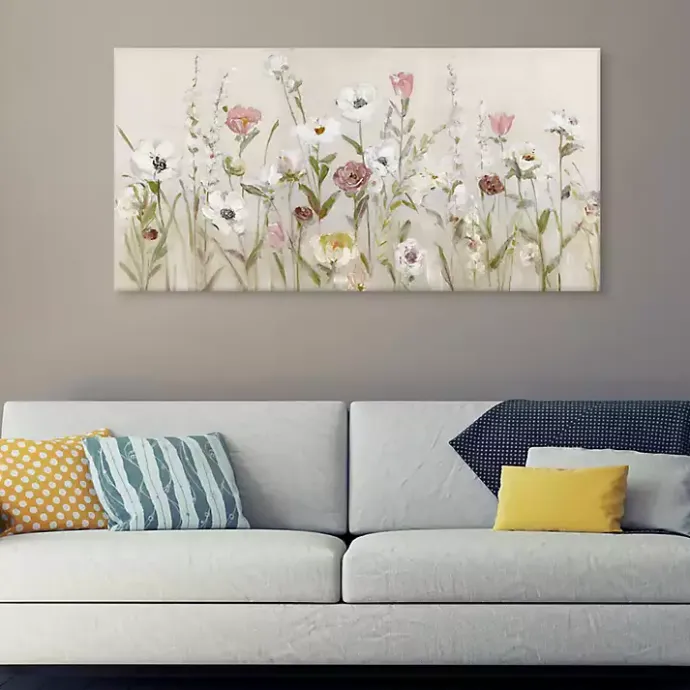 Sale Kirklands Home Blooming Around Canvas Art Print Tan