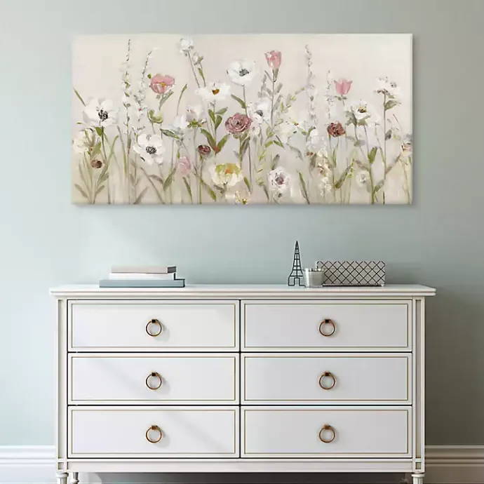 Sale Kirklands Home Blooming Around Canvas Art Print Tan