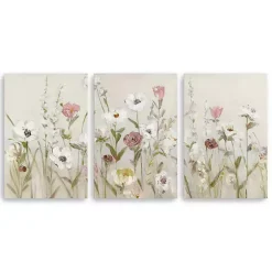 New Kirklands Home Blooming Around Canvas Art Prints, Set of 3 Multi