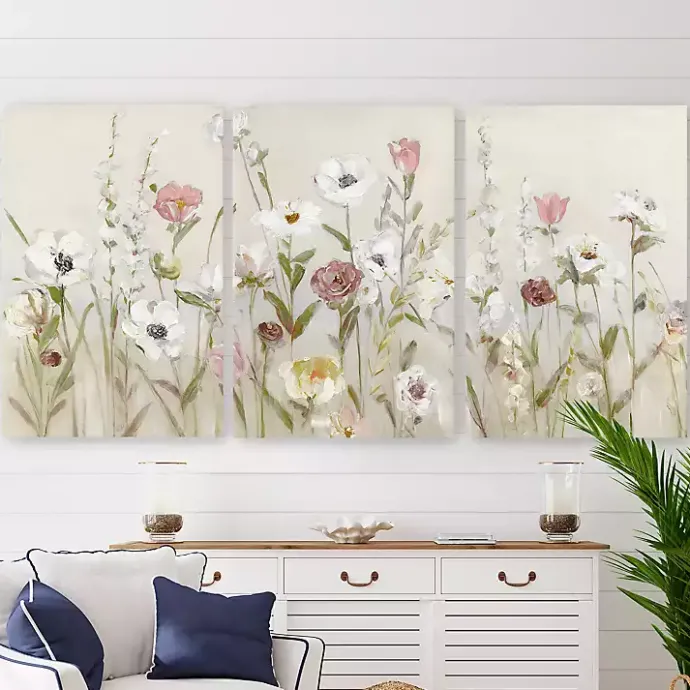 New Kirklands Home Blooming Around Canvas Art Prints, Set of 3 Multi