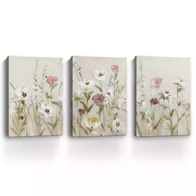 New Kirklands Home Blooming Around Canvas Art Prints, Set of 3 Multi