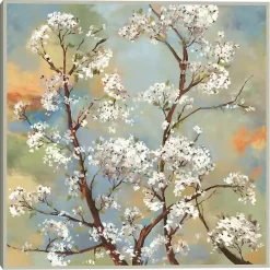 Clearance Kirklands Home Blooming Branches Framed Canvas Art Print