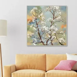 Clearance Kirklands Home Blooming Branches Framed Canvas Art Print