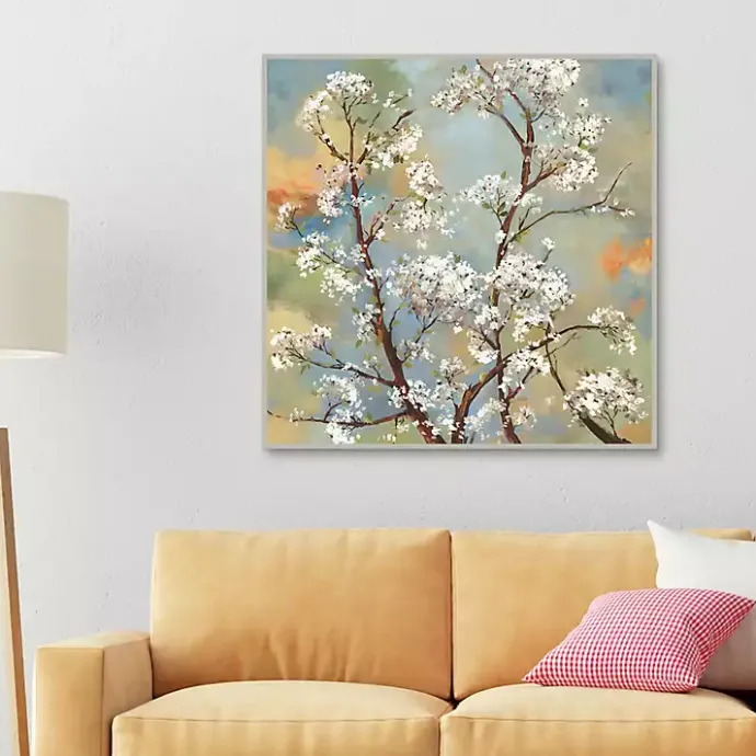 Clearance Kirklands Home Blooming Branches Framed Canvas Art Print
