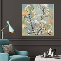 Clearance Kirklands Home Blooming Branches Framed Canvas Art Print