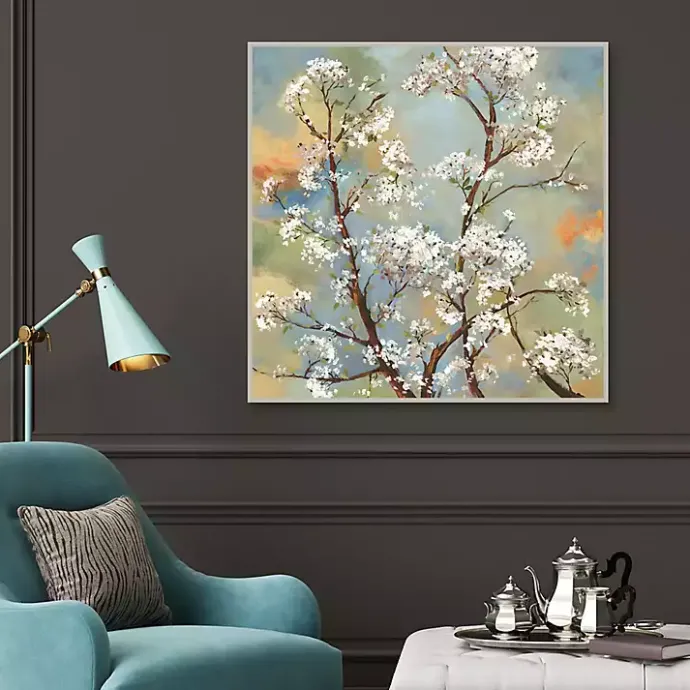 Clearance Kirklands Home Blooming Branches Framed Canvas Art Print