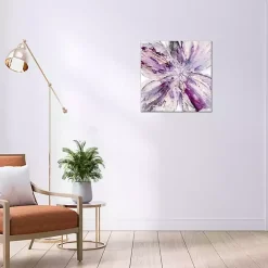 Clearance Kirklands Home Blossom Burst Canvas Art Print Purple
