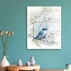 Kirklands Home Blossoms & Bluebird I Canvas Art Print, 16x20 in.