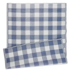 Clearance Kirklands Home Blue & White Buffalo Check Outdoor Area Rug, 4x6
