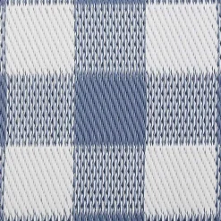 Clearance Kirklands Home Blue & White Buffalo Check Outdoor Area Rug, 4x6