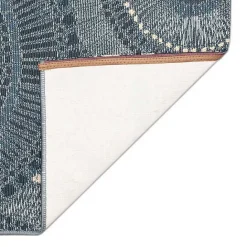 Clearance Kirklands Home Blue & White Circles Indoor/Outdoor Rug, 2x3